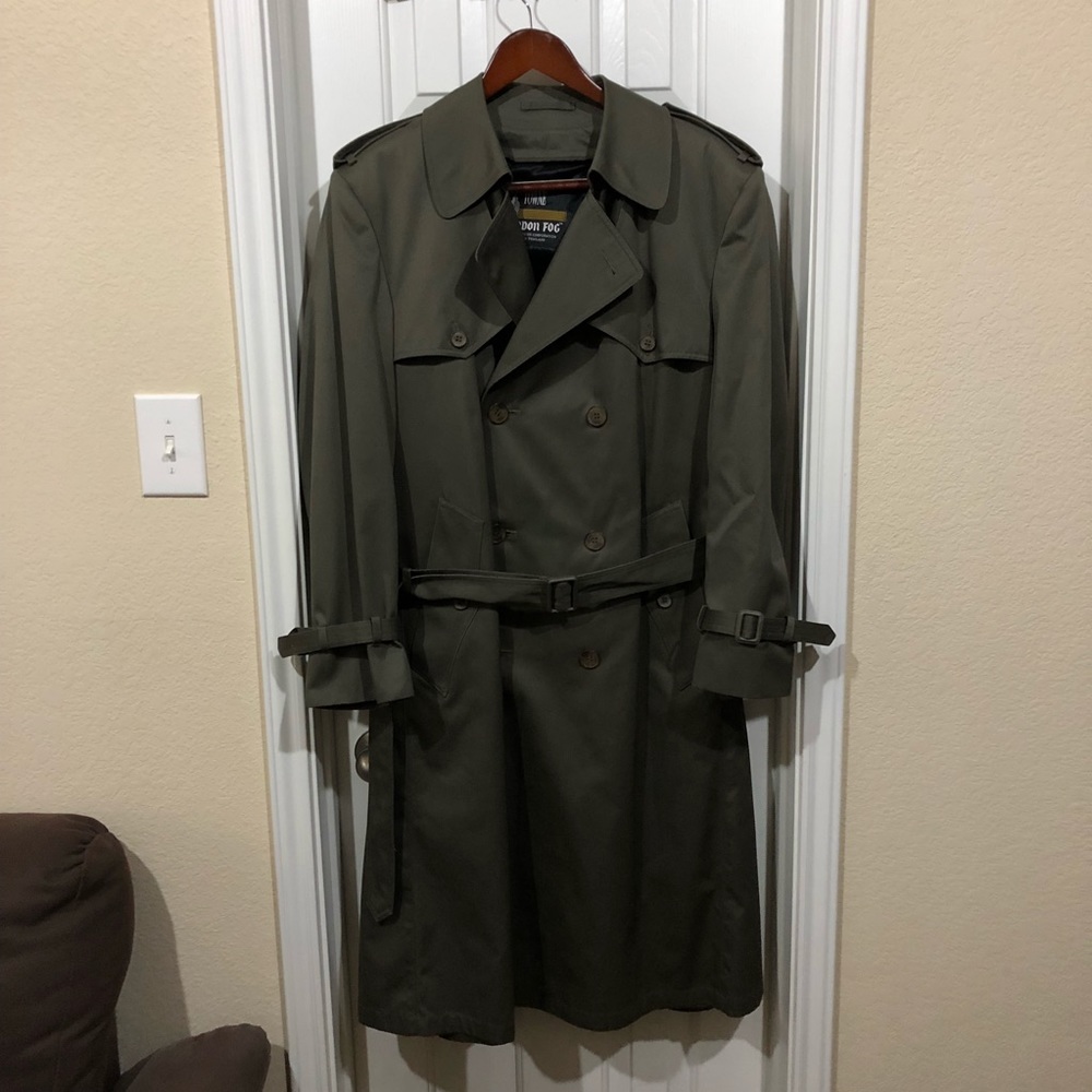 Vintage Towne by London Fog Lined Trench Coat